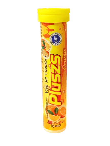 Viên sủi tăng đề kháng Plusszs Vitamin C3 (Tuýp 20 viên)